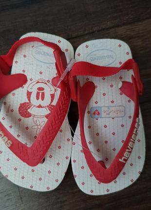 Дитячі босоніжки для дівчинки havaianas baby, сандалі, в'єтнамки, розмір 17-185 фото