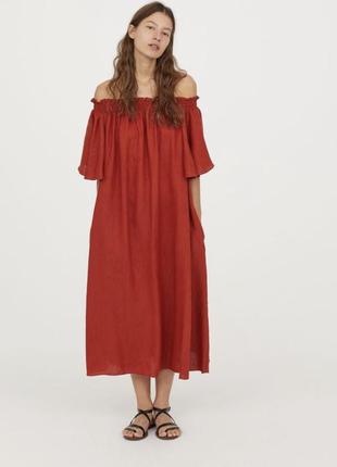 H&m шикарне пишна сукня вільного крою zara mango cos