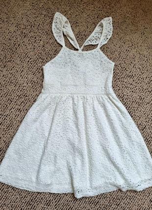 Платье зара с шикарной спинкой, 128-134