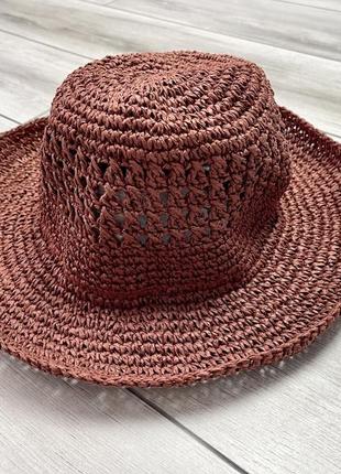 Соломенная летняя шляпа капелюх h&m
