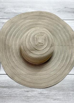 Большая широкополая соломенная шляпа на пляж primark2 фото