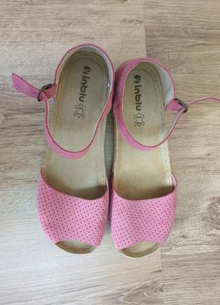 Замшевые босоножки inblu