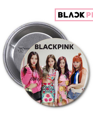 Значок kpop blackpink black pink