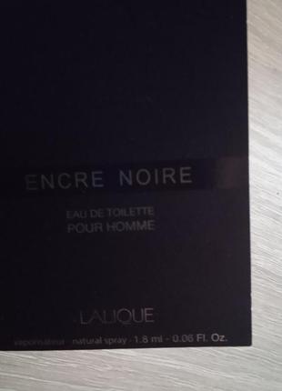 Ence noir lalique