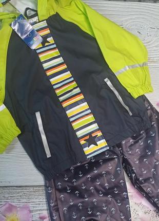 Комплект, костюм грязепруф, дощовик на хлопчика 86/92 см, lupilu3 фото