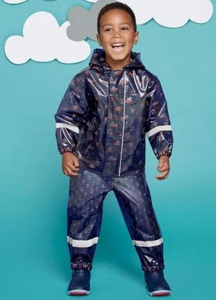 Комплект, костюм грязепруф, дощовик на хлопчика 86/92 см, lupilu8 фото