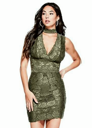 Шикарное кружевное платье guess. оригинал! новое. размер m, (s) скидка! распродажа!
