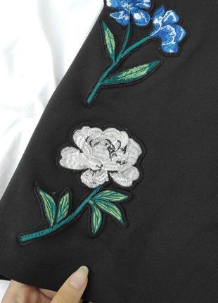 Юбка с вышивкой ✨new look✨ цветочный принт юбка с цветами4 фото