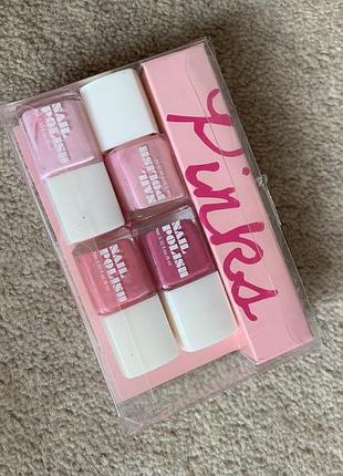 Набір лаків відтінки рожевого pink 🌸