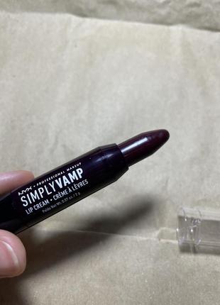 Помада-олівець для губ nyx simply vamp1 фото