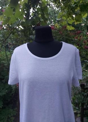 Базова білосніжна сорочка футболка queentex4 фото