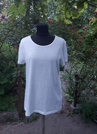 Базова білосніжна сорочка футболка queentex3 фото