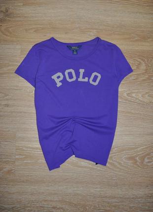 Хлопковая футболка polo ralph lauren