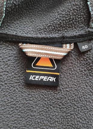 Термо куртка icepeak софтшелл на флисе , жіноча термокуртка на флісі3 фото