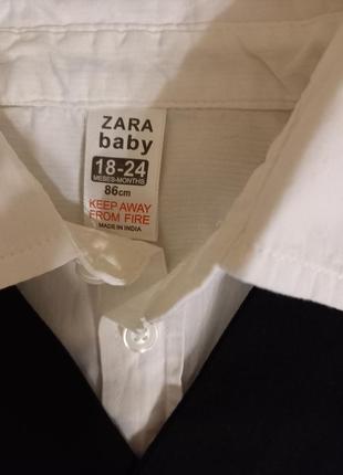 Комплект для мальчика: рубашка и жилетка.  zara5 фото