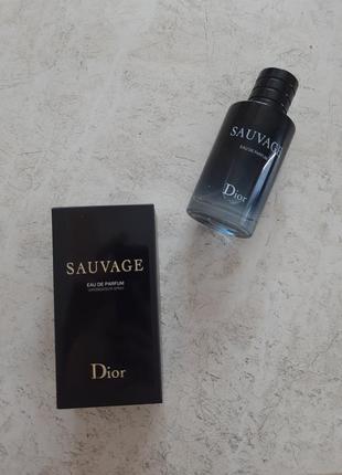 Dior sauvage parfum 100мл чоловіча парфумована вода парфуми парфумована вода діор саваж