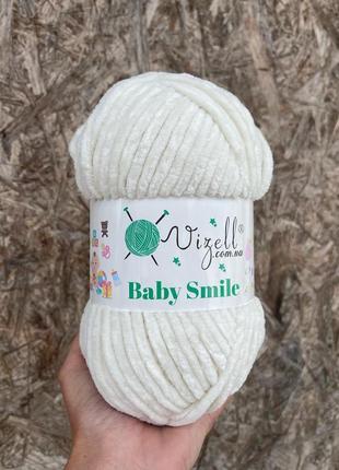 Пряжа vizell baby smile 002