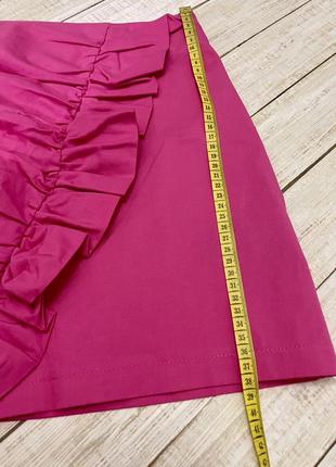 Чарівна спідниця юбка кольору фуксія4 фото