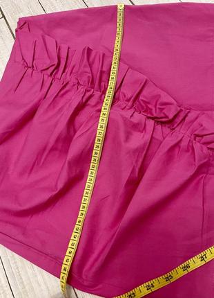 Чарівна спідниця юбка кольору фуксія6 фото