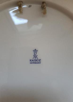 Винтаж 80-х коллекция коллекционных тарелок kaiser germany