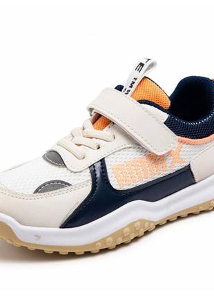 Кроссовки детские размеры 26 - 37  x-mma сетка с темно-синими вставками