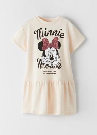 Сукня zara з minnie mouse