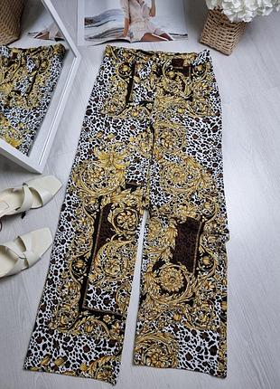 Брюки mona в стиле versace 2