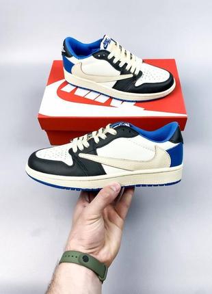 Nike air jordan travis scott мужские кроссовки  найк аир джордан