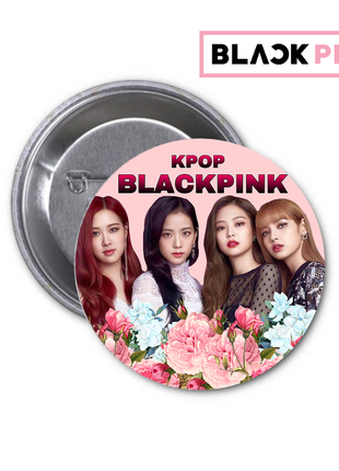 Значок kpop blackpink black pink