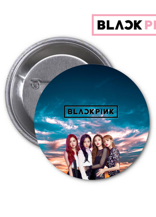 Значок kpop blackpink black pink