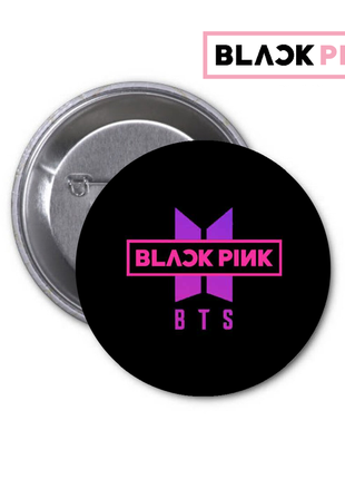 Значок kpop blackpink black pink