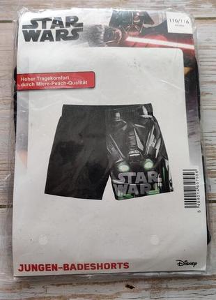 Star wars! пляжные шорты для мальчика! 110-116 cм, 4-6 лет.2 фото