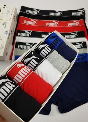 Стильные боксерки puma - набор для подарка2 фото
