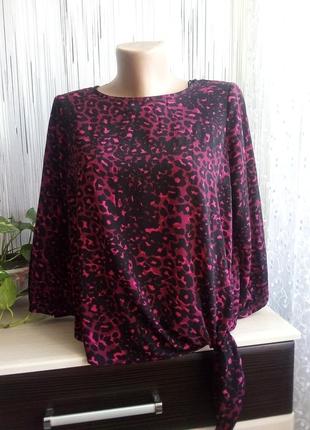 Блуза леопардовий принт