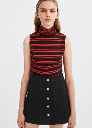 Топ zara зара майка топ в рубчик