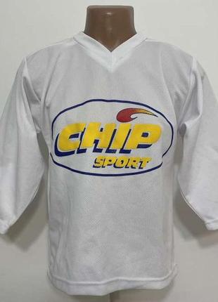 Хоккейная футболка canada, chip sport, okay, s, как новая!