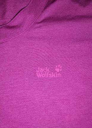 Яркая оригинальная футболка для занятий спортом jack wolfskin5 фото
