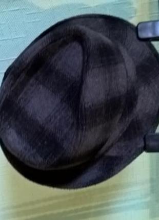 Шляпа шапка клетка челентано трилби3 фото
