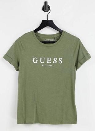 Футболка guess хакі1 фото