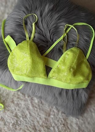 Ліф неоновий спорт фітнес купальник