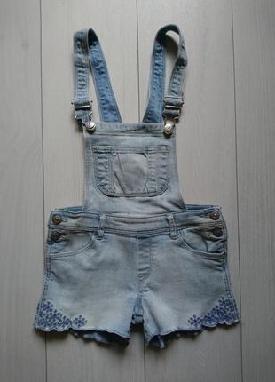 Джинсові шорти комбінезон denim1 фото