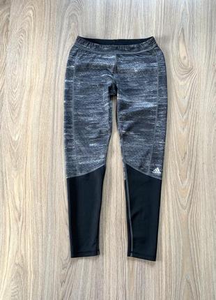 Женские спортивные леггинсы adidas лосины для фитнеса бега спорта