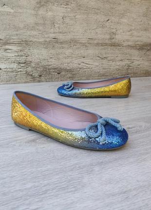 Pretty ballerinas 🇺🇦 балетки кожаные 100% оригинал мокасины tory burch слипоны лоферы