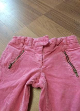 Вельветовые брюки-скинни для девочки 116/122р. 2