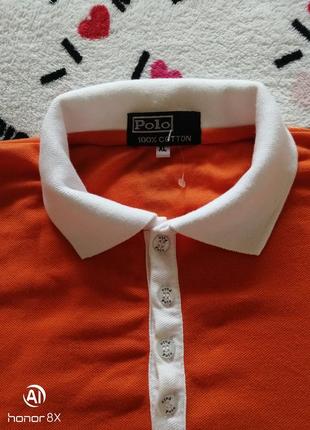 Женская футболка поло тениска polo2 фото