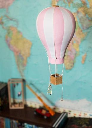 Мобіль повітряна куля рожевий