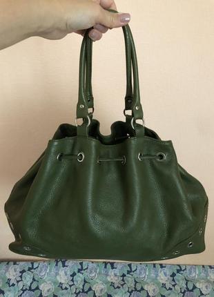 Кожаная сумка итальянского бренда furla.2 фото