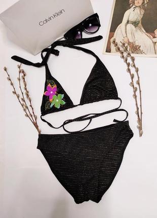 Купальник с люрексом