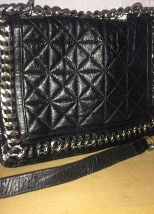 Сумка zara натуральна шкіра