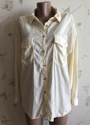 Льон льняная zara зара льняна блуза блузка рубашка из льна із льону1 фото